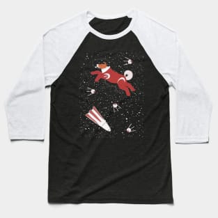 Laika - Space Dog Baseball T-Shirt